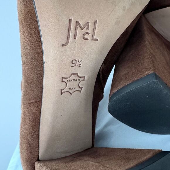 J. McLaughlin Evie Suede Booties in Cocoa 9.5 - Picture 6 of 11